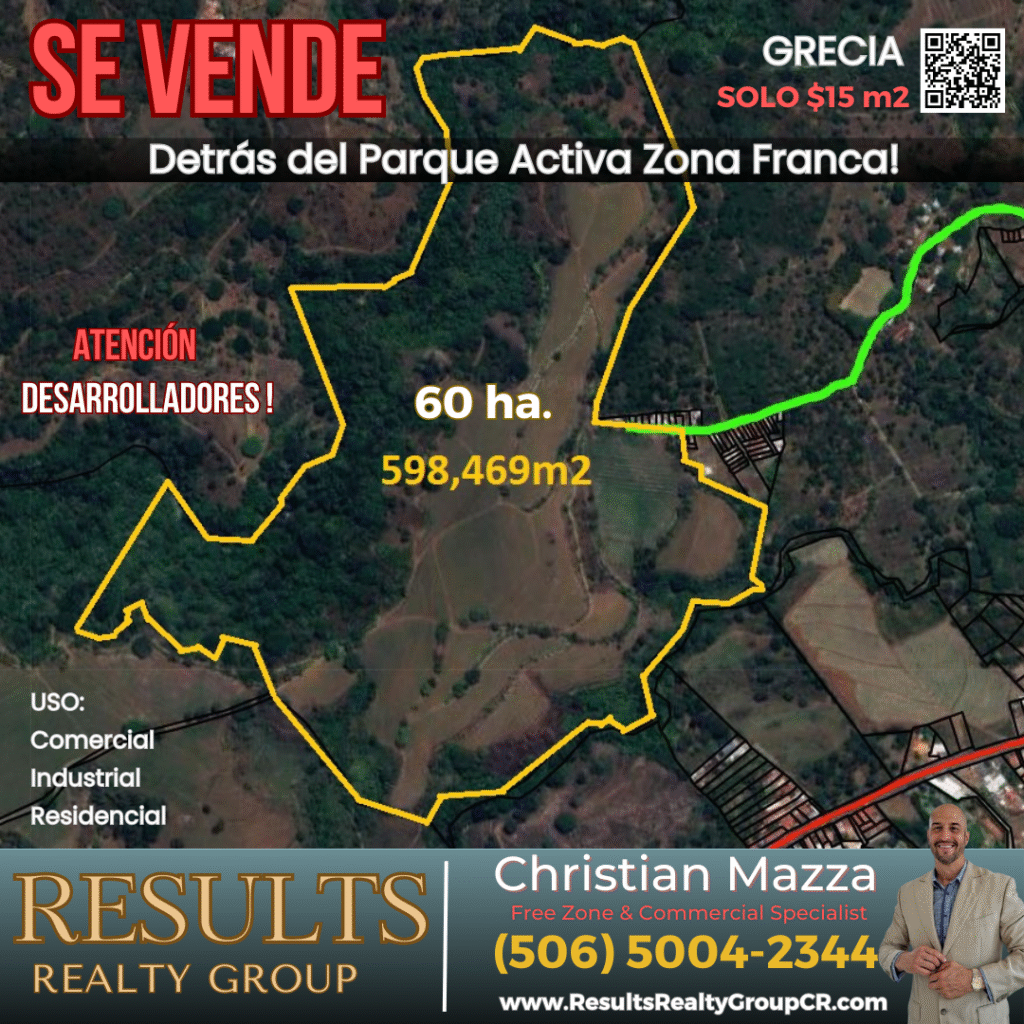 Lot for sale in Grecia, Alajuela