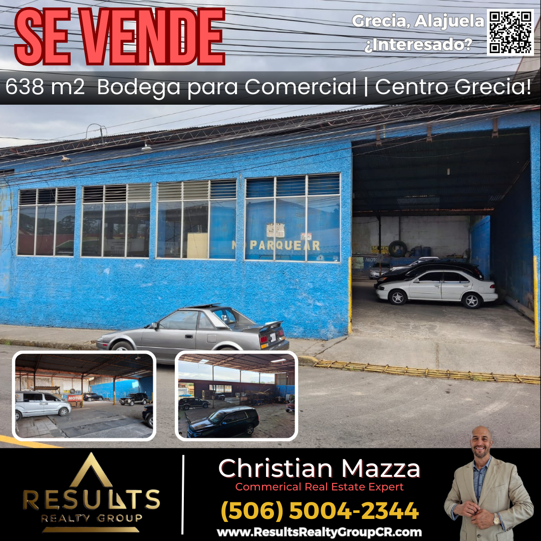 Commercial property for sale in Grecia, Alajuela
